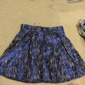 High waisted skater skirt